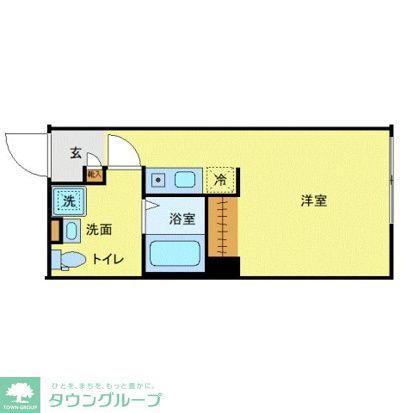 NOVEL COURT 西新井(ワンルーム/3階)の間取り写真