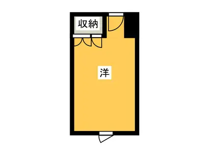 TACHIBANA INN(ワンルーム/2階)の間取り写真