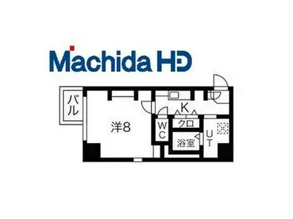 エヌエムスワサント(1K/7階)の間取り写真