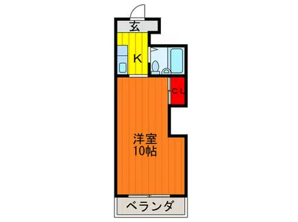 トゥリオーニ守口A(1K/3階)の間取り写真