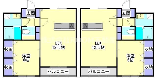 ウィズMIII(1LDK/2階)の間取り写真