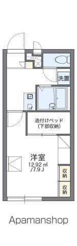 レオパレス宮崎神宮(1K/2階)の間取り写真