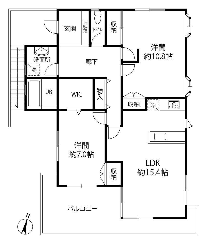 荻窪2丁目35(2LDK/2階)の間取り写真