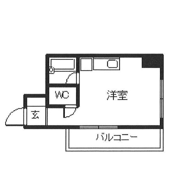 ステラ21(ワンルーム/3階)の間取り写真