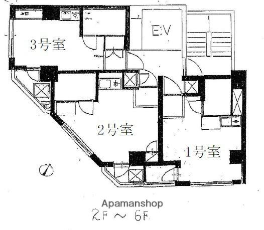 パレTOHO平沼(ワンルーム/4階)の間取り写真