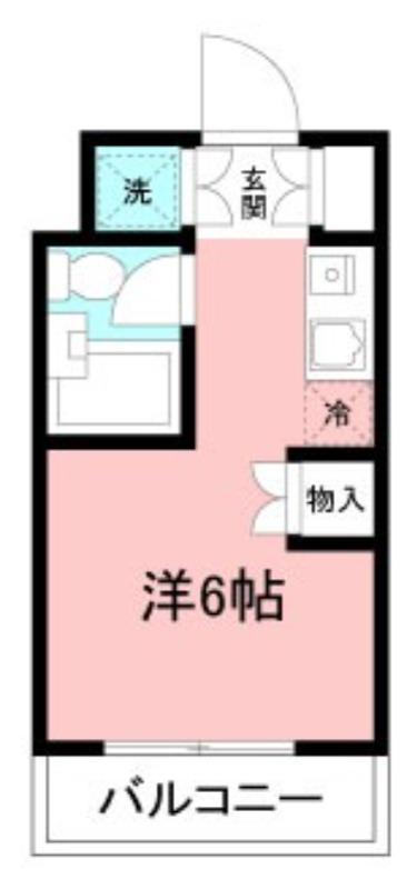 ウィンベルソロ金町第9(ワンルーム/2階)の間取り写真