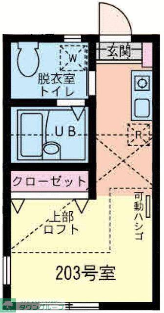 グランドソレイユヒラマ(ワンルーム/2階)の間取り写真