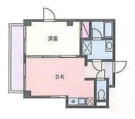 BCASA熊谷VRE-BORN(1DK/3階)の間取り写真