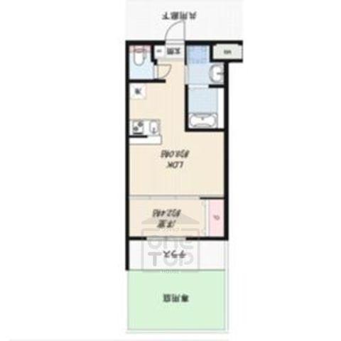 リアコート千里丘2ノース(1LDK/1階)の間取り写真