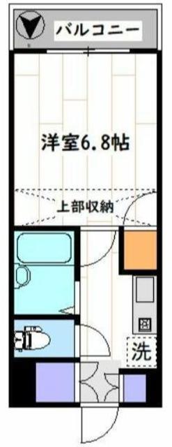 アビタシオン根岸III(1K/3階)の間取り写真