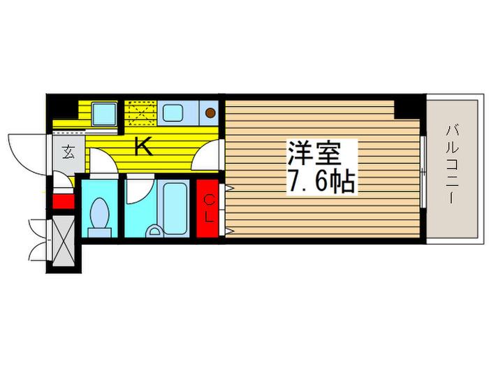 FORT中野(1K/2階)の間取り写真