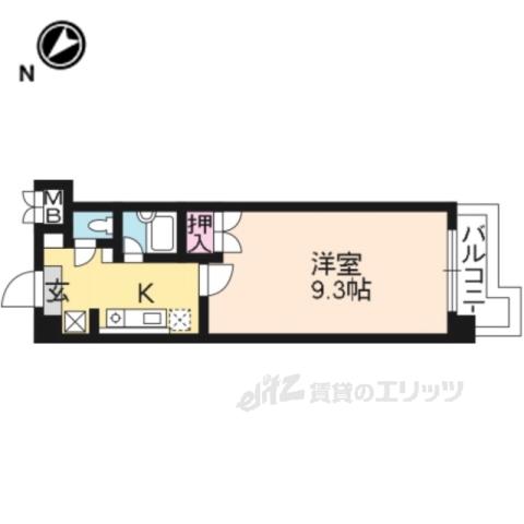 アートプラザ124(1K/4階)の間取り写真