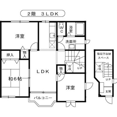 プルミエールB(3LDK/2階)の間取り写真