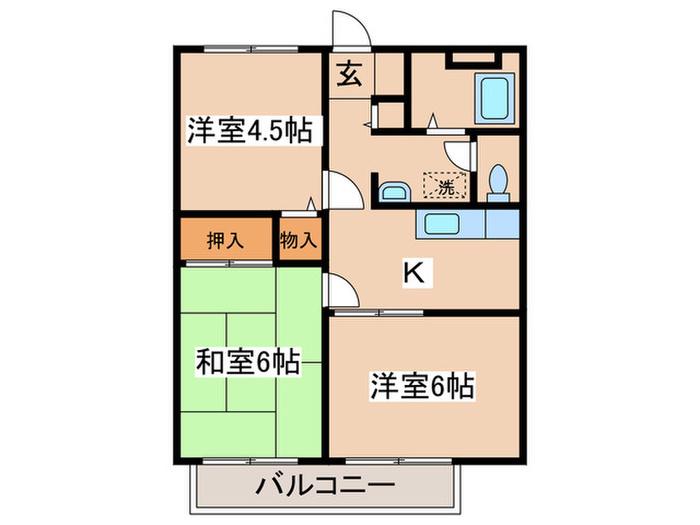 STメゾン相模原(3K/4階)の間取り写真