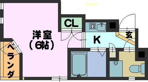 AXIS TR(1K/5階)の間取り写真