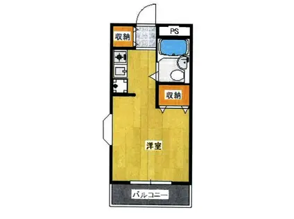 セントラルマンション武蔵野(ワンルーム/5階)の間取り写真