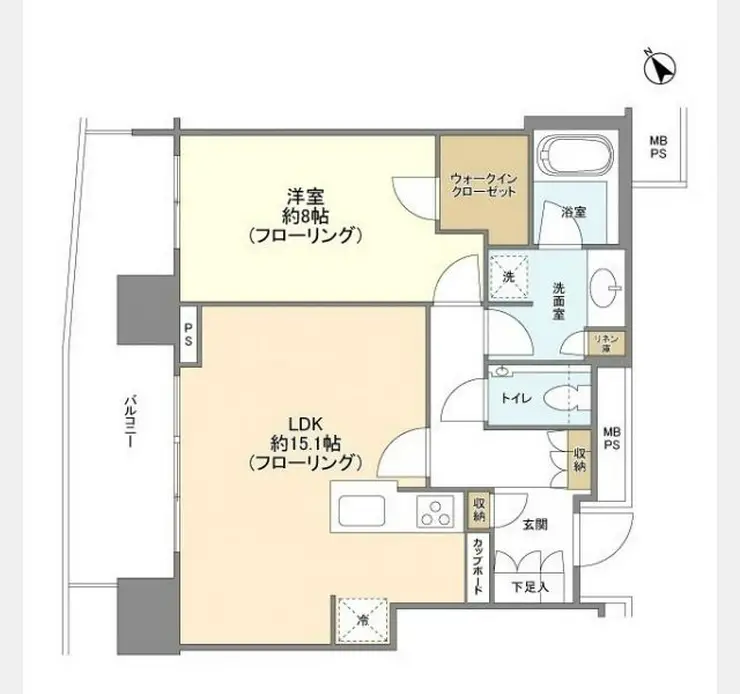 パークコート赤坂檜町ザ タワー 12階階 間取り