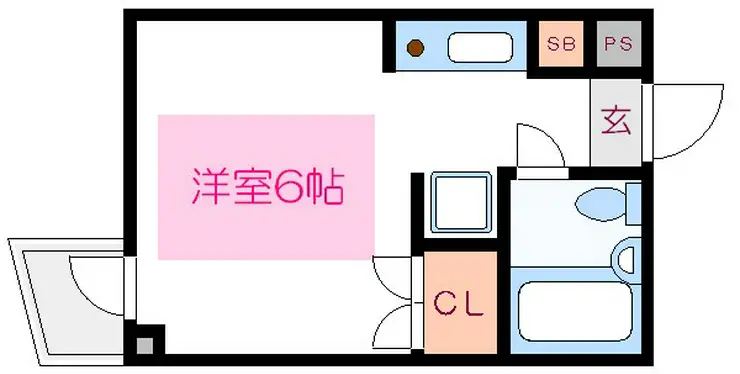 シャンブル亀戸 3階階 間取り