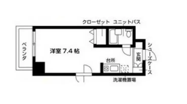 宮前平ハイツ 5階階 間取り