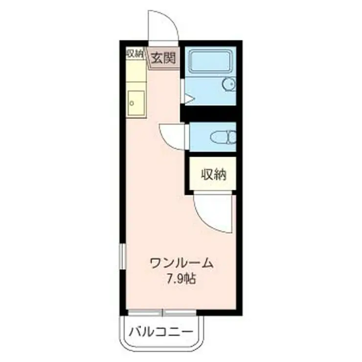 ジュネス川越 2階階 間取り