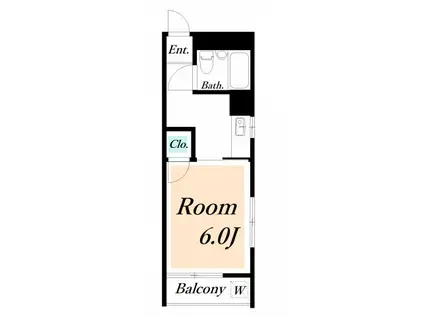 T・Mレジデンス(1K/3階)の間取り写真