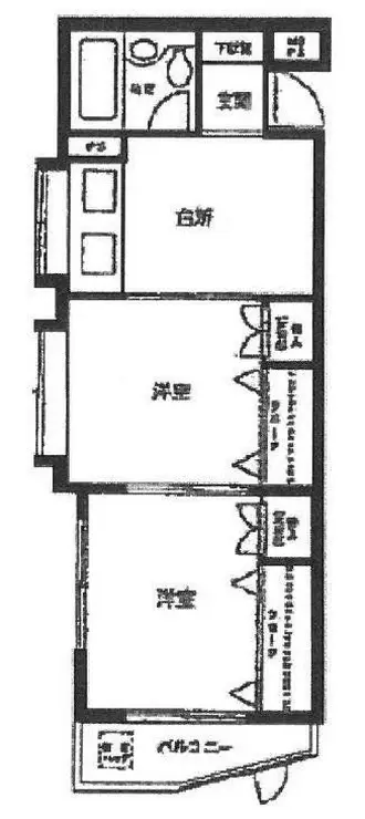 広洋フォルム庚台 1階階 間取り