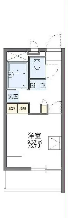 レオパレスSKK・マンションIII 2階階 間取り