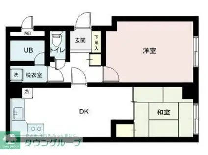 DR-HOMES荻窪(2DK/1階)の間取り写真