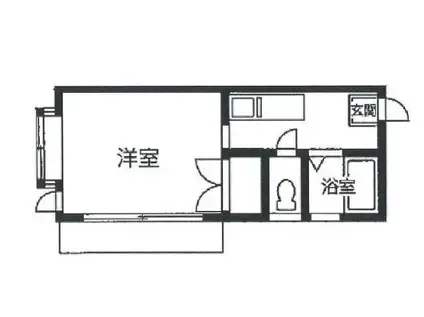 BCASA埼玉小川町RE-BORN(ワンルーム/2階)の間取り写真