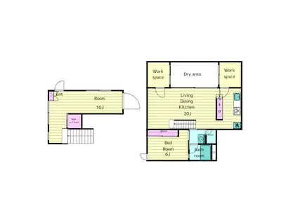 シモキタザワAPARTMENTS(2SLDK/B1階)の間取り写真