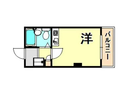 栄町ダイヤハイツ(ワンルーム/3階)の間取り写真