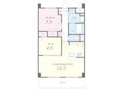 アルカコーバ(1SLDK/2階)の間取り写真