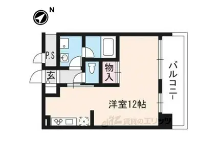 レガーロ大津なぎさ公園(ワンルーム/5階)の間取り写真