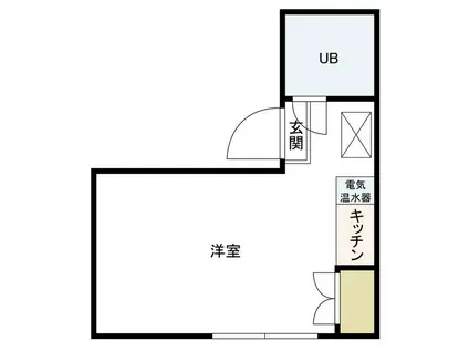 DRホームズ狛江(ワンルーム/3階)の間取り写真