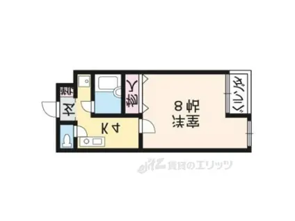 ABCFIRST(1K/2階)の間取り写真