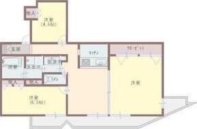 メゾン富士才(3LDK/1階)の間取り写真
