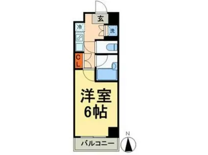 ルーブル野方弐番館(1K/2階)の間取り写真