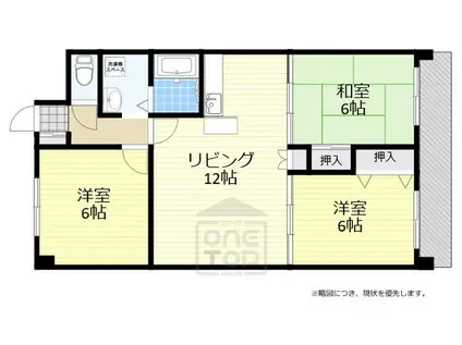 ロイヤルグレイスヴィラ(3LDK/4階)の間取り写真