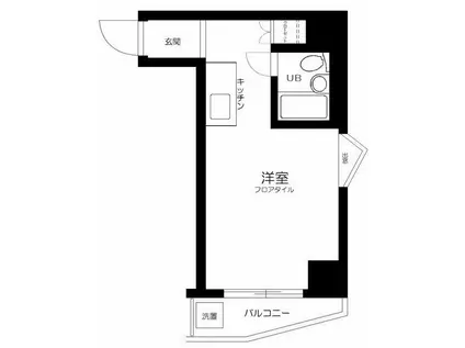 メゾン・ド・リベラル(ワンルーム/5階)の間取り写真