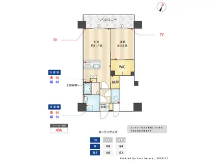 PROSPECT HAKATA(1LDK/3階)の間取り写真