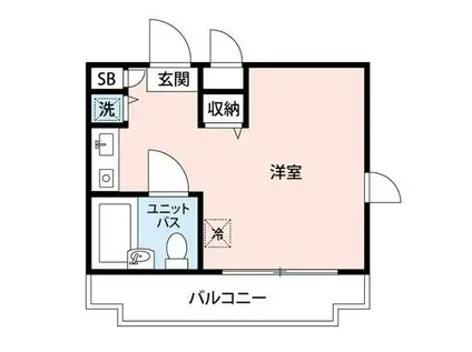 マイナビSTAYパレス新百合ヶ丘(1K/4階)の間取り写真