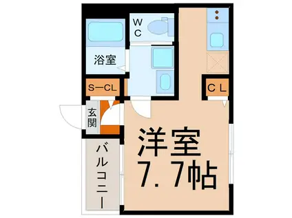 メゾン・ド・ボヌール名古屋(ワンルーム/3階)の間取り写真