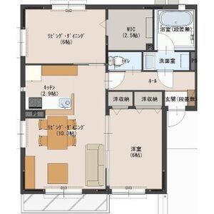 アルバート A(2LDK/2階)の間取り写真