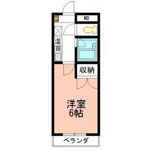 ドミトリ518(1K/3階)の間取り写真