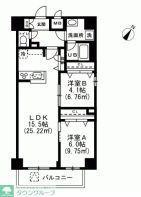 皐月レジデンス(2LDK/7階)の間取り写真
