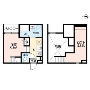 PINOFIOREERBA(ワンルーム/1階)の間取り写真