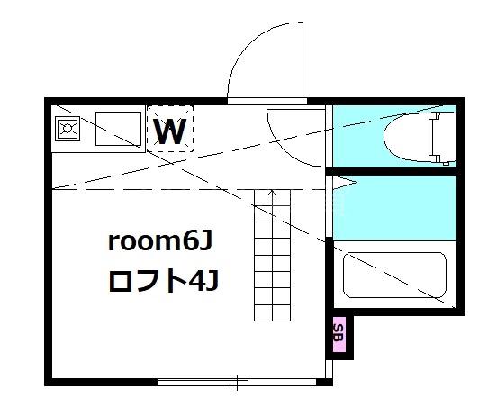 メゾンFUKAISHI浜町(ワンルーム/1階)の間取り写真