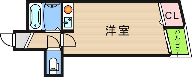 MKアリーナ(ワンルーム/3階)の間取り写真