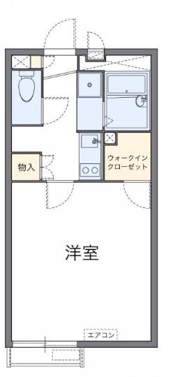 レオネクストサンセール(1K/2階)の間取り写真