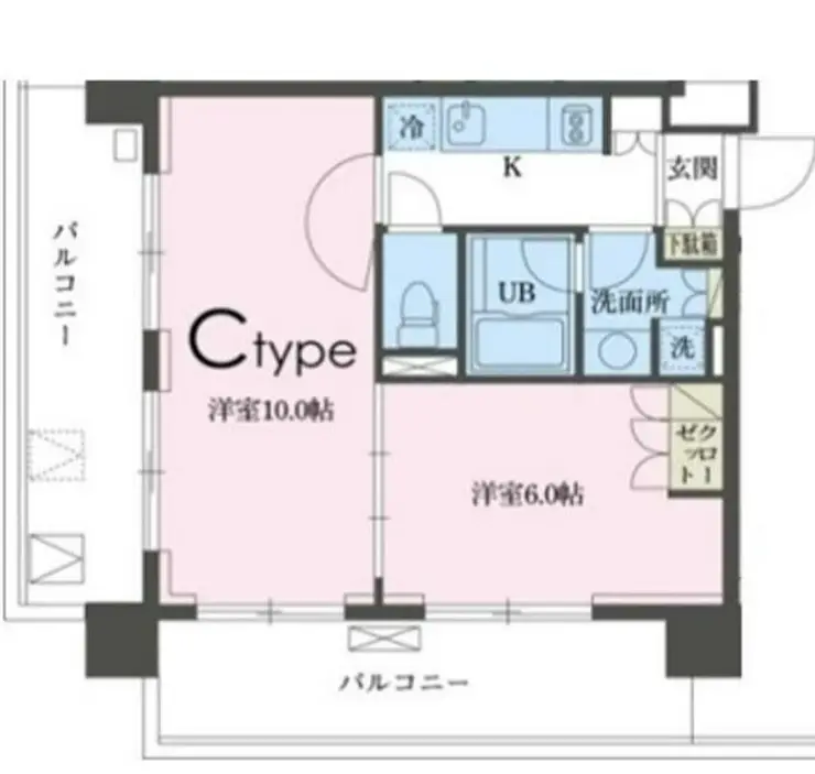 ガレリア東新宿 3階階 間取り